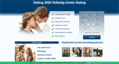 Desktop Screenshot of dating2000.nl